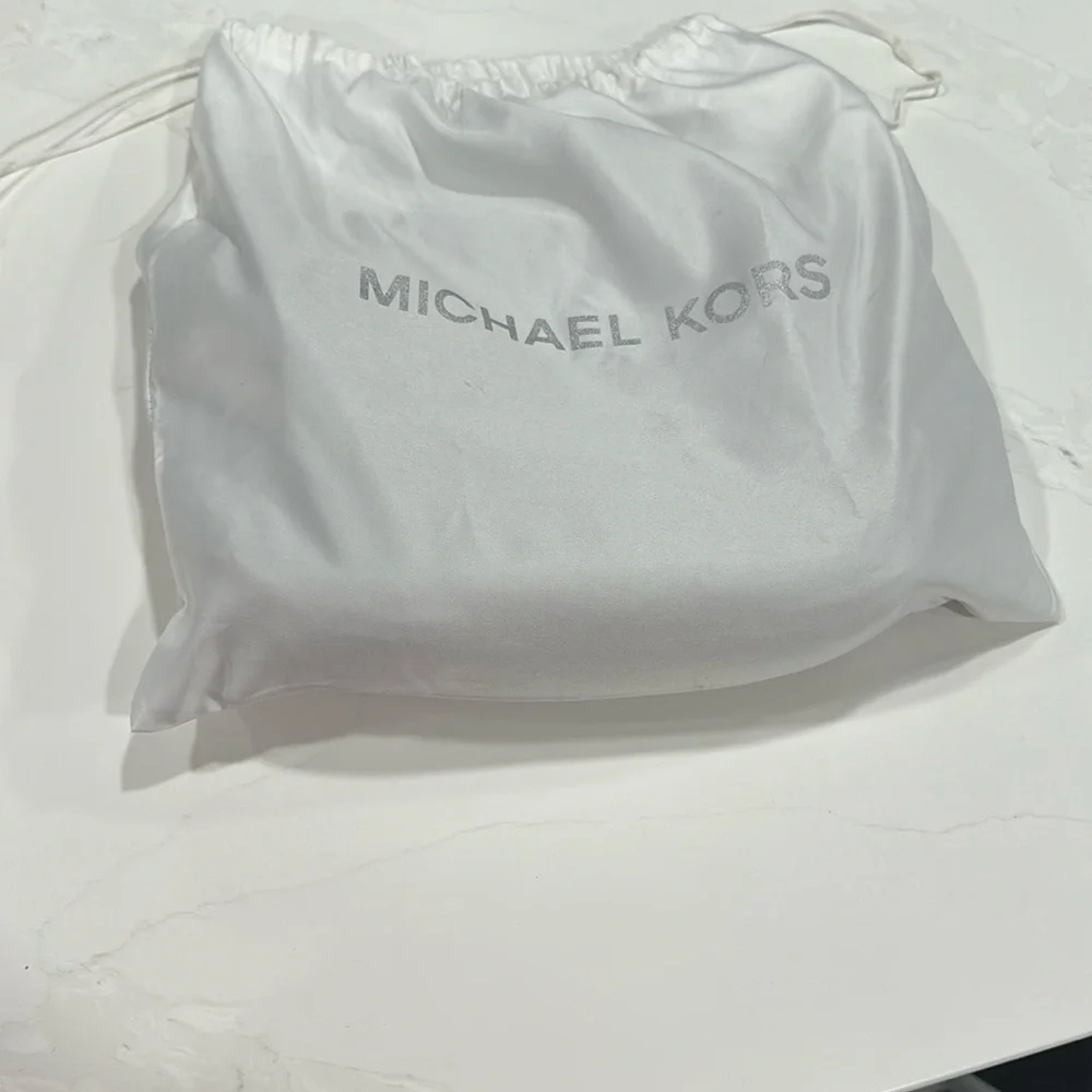 Michael Kors Black Shoulder Purse with Black and White Wallet